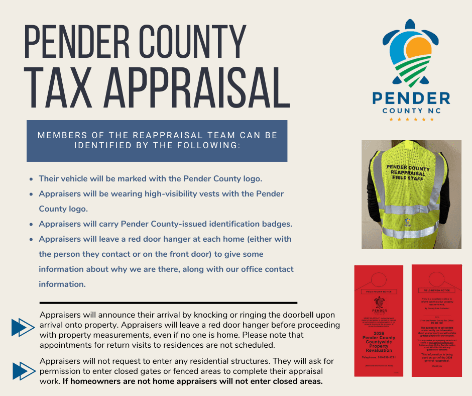 Tax appraisal Information poster