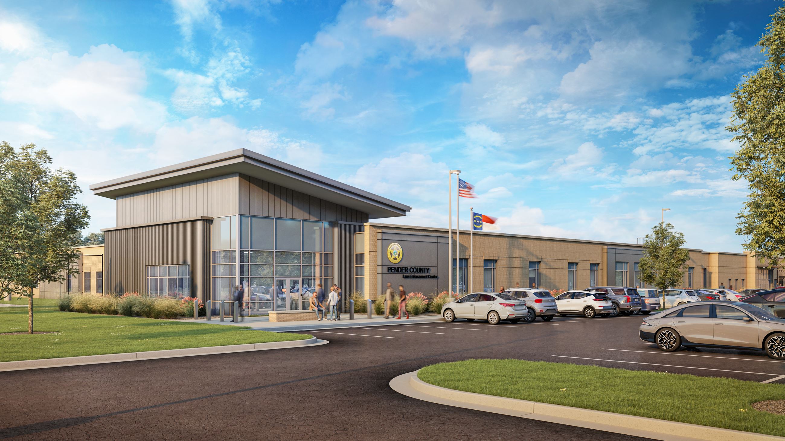 Pender County Law Enforcement Center Rendering