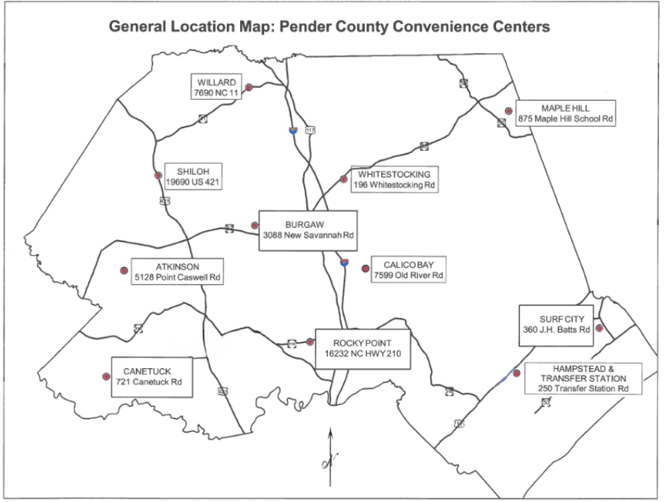 Convenience Center Map