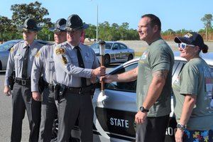 Law Enforcement shaking hands
