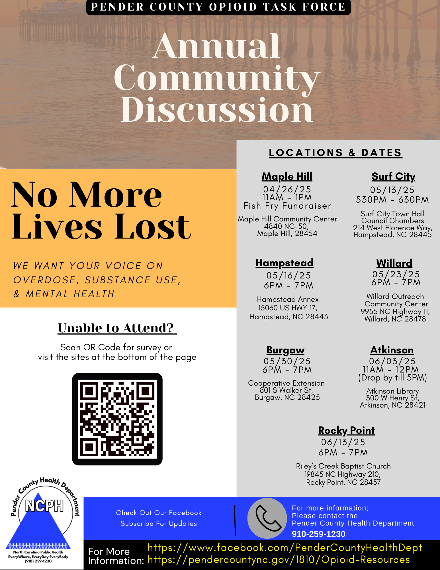 Pender County Opioid Task Force Annual Community Survey- 2025