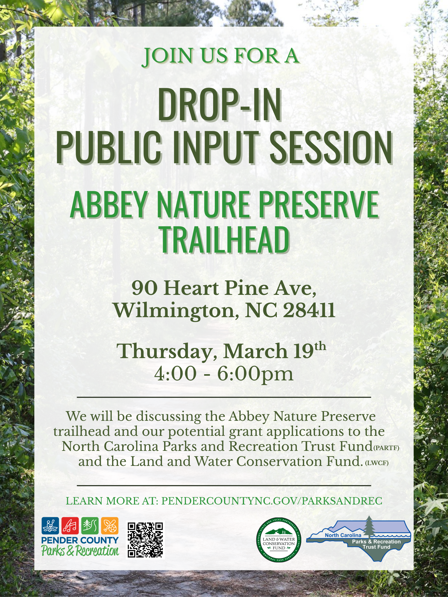 Public imput session Abbey Nature Preserve