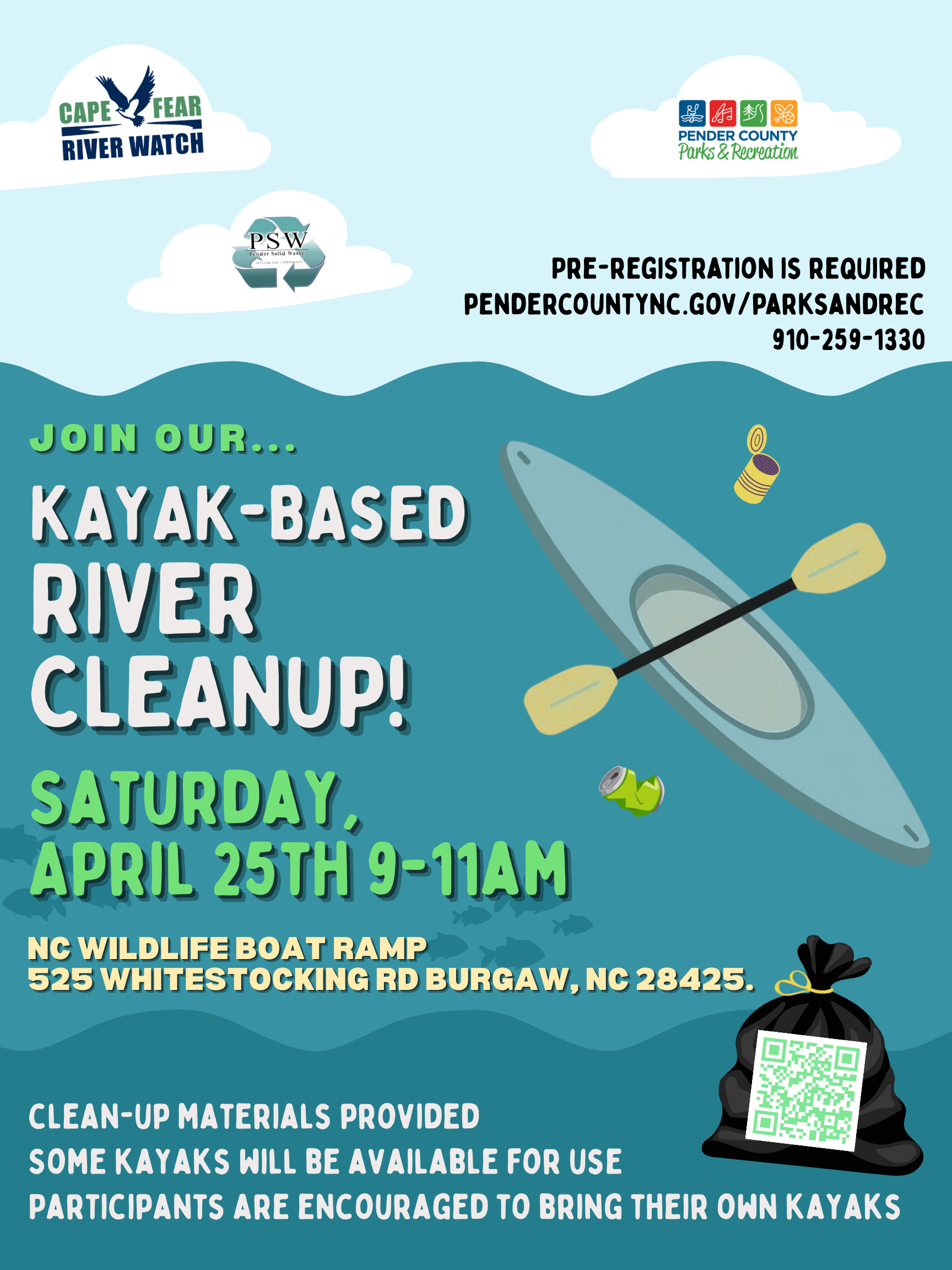 River Cleanup Poster 2026