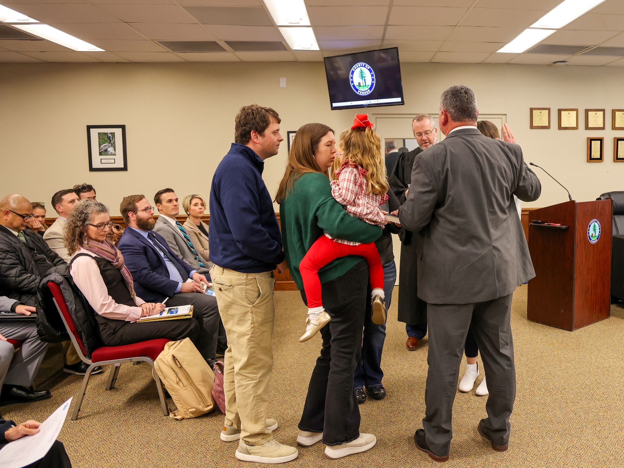 Brad George Swearing in at BOCC